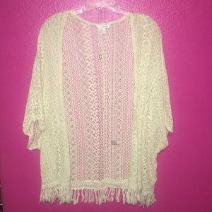 lace cardigan thing ??